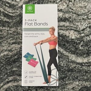GAIAM Resistance Bands Set - Blue, Pink, Green